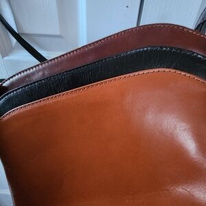 Stylish Leather Bag Three Tone